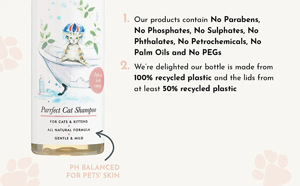 WildWash Eye Cleanser for Cats 300ml - Gentle & Effective Safe for Sensitive Eyes Prevents Infections Made with Natural Ingredients - product information 2