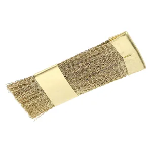 Drill Bits Cleaning Brush Nail Art Wire Nail Art Bits Cleaning Brush Golden Color Copper Wire Drill Cleaner Brush Manicure Accessories - product information 3