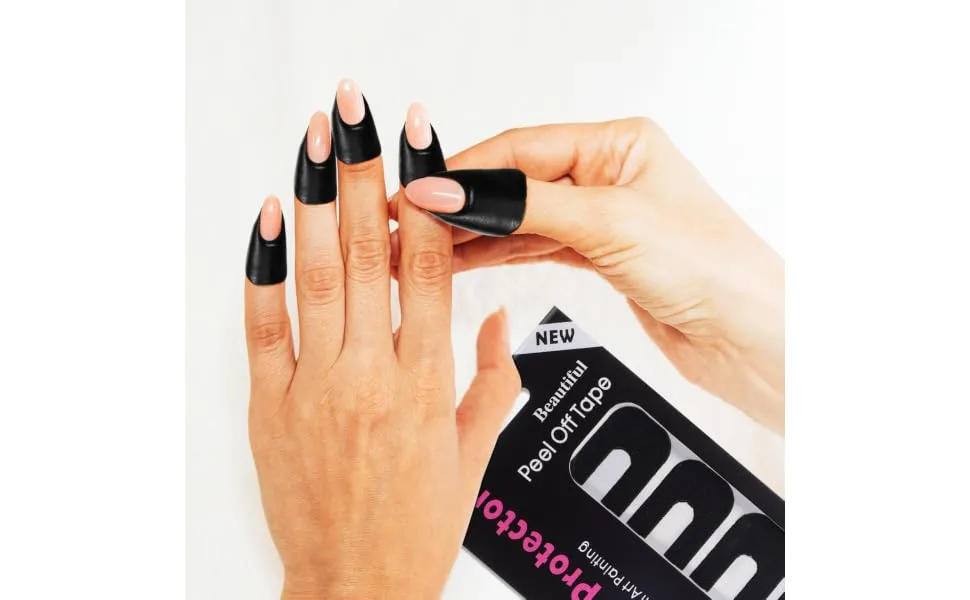 MERRYHAPY 100 Sheets Skin Cuticle Protector Nail Polish Accessories Nail Polish Protectors Nail Protectors - product information 2