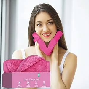 Uitseld Face Cloths for Washing Face Gentle Towel for Makeup Removing | Portable Makeup Remover Tool Face Wash Cloth for Efficient Cleansing - Effortless Makeup Removal