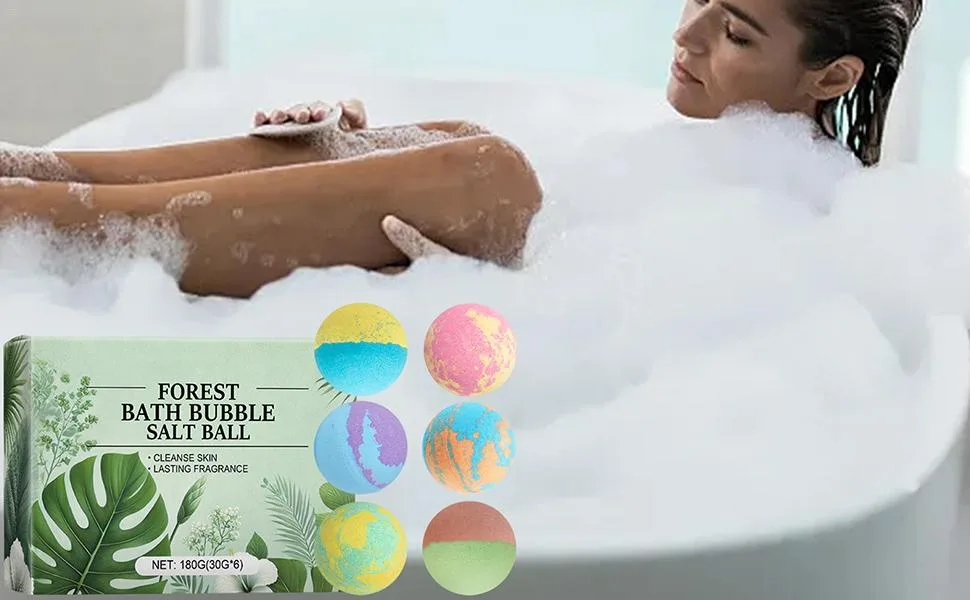 Bath Balls Small Shower Bombs - Moisturizing Bath Balls for Women Natural Bubble Bath Balls for Relaxing and Skin Smoothing - Shower Ball