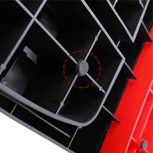 JAXPETY 27'' Fitness Aerobic Step Adjust 4" - 6" Exercise Stepper with Risers Home Gym Black + Red - product information 6