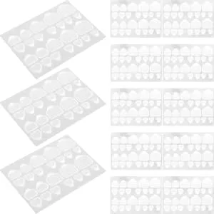 MERRYHAPY 20 Sheets Press on Nails Long Waterproof Labels False Nails with Glue Press on Nails Short Nail Sticker Press on Nail Glue Press on Nails Medium Nail Tips Gummed Paper - product information 1