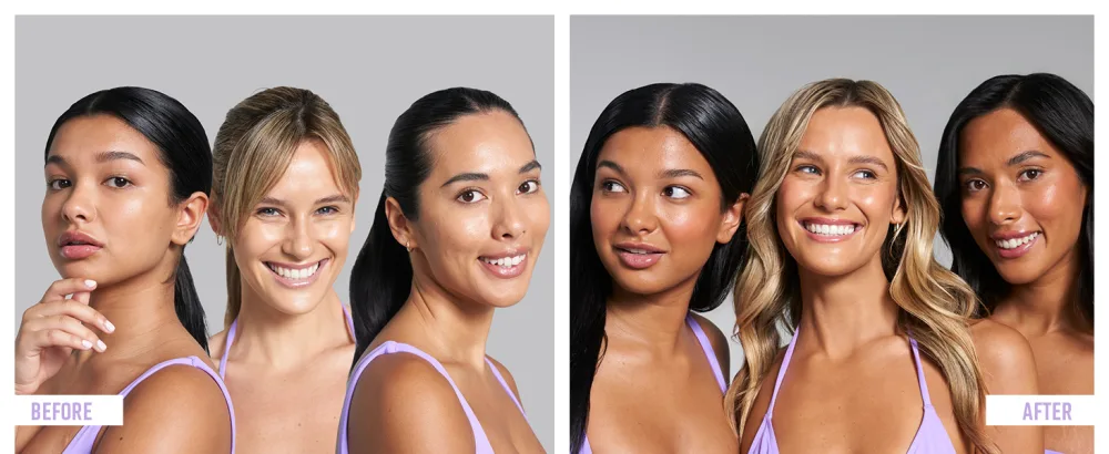 Bondi Sands Technocolor Magenta Self-Tanning Face Serum Easy Application Streak Free Fake Tan Enriched with Vitamin C & Chamomile 50ml/1.69 Fl Oz - technocolor magenta