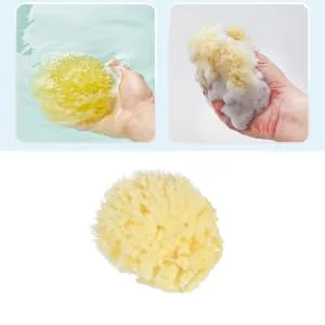 Beatifufu Shower Sponge Bath Sponge Seaweed Sponge Honeycomb Algae Sponge - product information 3
