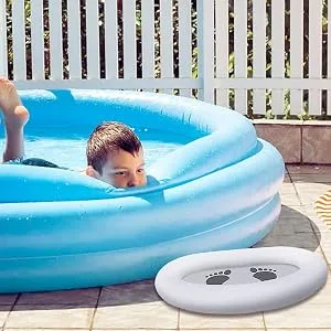 Pool Foot Bath Foldable Foot Bath Basin - White Inflatable Basin with Pump Foot Soaking Bath Basin for Swimming Pool Clean Feet - Inflatable Foot Bath Tub