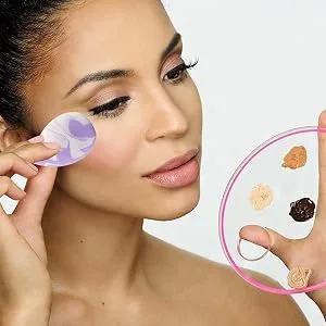 Makeup Sponge Set Makeup Blender Sponge - Powder Puff Sponge Blender Soft Face Puff with Holder - Soft Powder Puff for Dry and Wet Use Multipurpose Makeup Puff Set for PU - Skin-friendly choice
