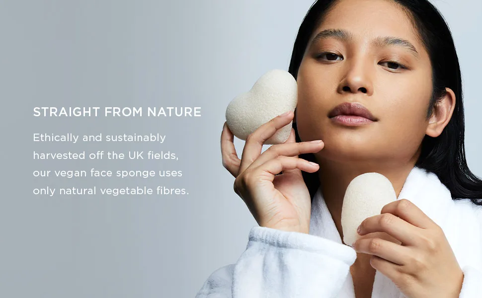 Olivanna Konjac Sponge - Deep Cleansing and Exfoliating Makeup Remover - Face Sponge for Cleansing and Refining Pores - 1 Pc - konjac sponge konjac face sponges cleansing face sponges exfoliating face sponge konjac sponge face