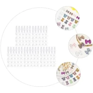 MERRYHAPY 3 Bear Head Nail Color Display Tool Cute Nail Color Displaying Tool Nail Tools Nail Polish Tools Bow Nail Color Display Tool Manicure Tools Sample Japanese - product information 2