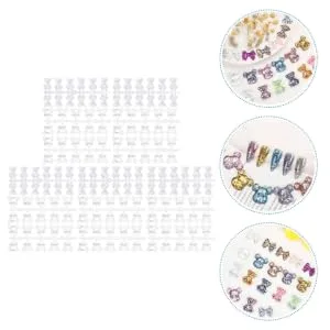 MERRYHAPY 3 Bear Head Nail Color Display Tool Cute Nail Color Displaying Tool Nail Tools Nail Polish Tools Bow Nail Color Display Tool Manicure Tools Sample Japanese - product information 5