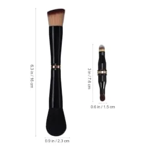 POPETPOP Makeup - Travel 4 In 1 Makeup Brush Double Sided Makeup Brush Concealer Brush Makeup Face Brush - product information 6