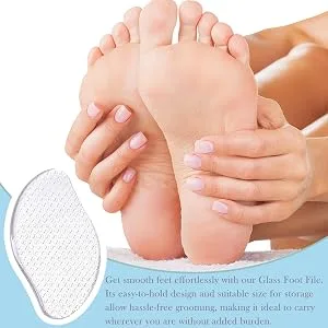 Glass Callus Remover - Multipurpose Glass Callus Remover Portable Foot Care Tools User-Friendly Callus Shaver for Wet & Dry Skin Diamond - Use Easily