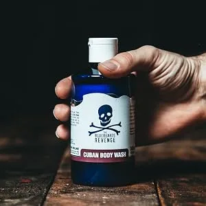 The Bluebeards Revenge Original Body Wash Refill Pouch Low Waste Vegan Friendly Moisturising Body Wash 1 Litre - BBR Cuban Wash