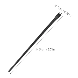 IWOWHERO Flat Concealer Brush Eye Pencil Eyeliner 14.5x0.7x0.5cm Black - product information 3