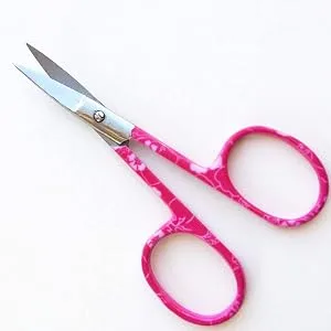 Nail Scissors Professional Cuticle Scissors Extra Strong Curved Manicure Scissors Clippers Eyebrow Grooming Cuticle Beard Trimming Small Scissors Nail Scissors for Women (3.75" Pink) - product information 4