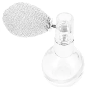 Beatifufu Empty Bottle Travel Dusting Portable Glass - product information 1