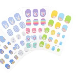 Gogogmee 8 Sheets Children's Nail Stickers Nails False Nail Nails for False Nails Nails Press on Nails for False Nail Tips Fake Nails False Nail for - product information 2