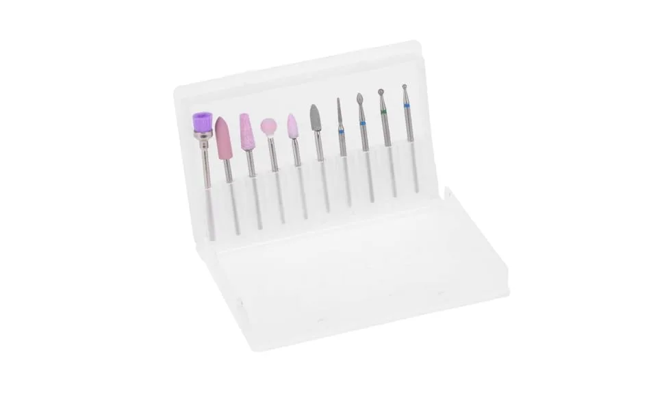 VINTORKY professional nail drill bits for acrylic nails acrylic nail drill bits nail file drill bits manicure ectric nail buffer bits file bits under nail cleaner tool dedicated gel Size 1 As Shown - product information 2