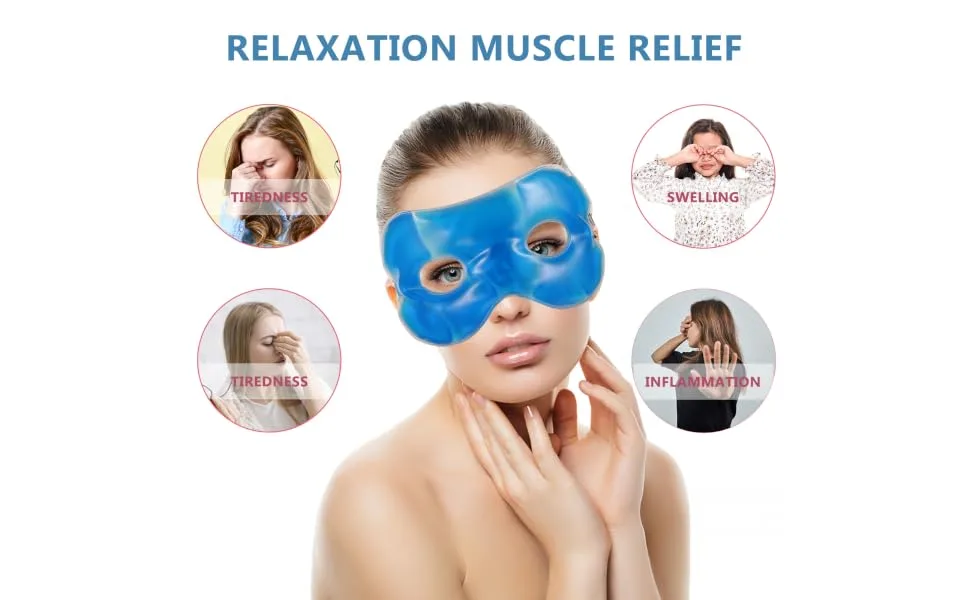 NUSITOU Ice Eye Hot Eye Sleeping Eye Cooling Eye Cold Compress Eye Ice Eye Ice Cold Hot Compress Cold Hot Compress Blinder Cooling Eye - product information 5