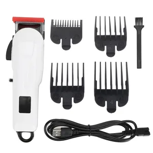 Wireless Hair Clipper Steel Blade Strong Motor Limit Comb Ergonomic Design USB Charging 180 Min Working Time for Hair Cutting - product information 2