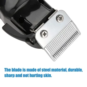 Wireless Hair Clipper Steel Blade Strong Motor Limit Comb Ergonomic Design USB Charging 180 Min Working Time for Hair Cutting - product information 3