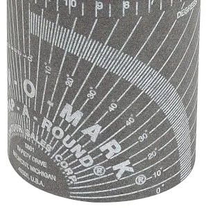 Jackson Safety Pipe Measure Tool  Wrap Around Tape, Flex Angle Measuring and Marking Gauge for 3to 10 Diameter, Large, Black, 14753 - Curv-O-Mark Wrap-A-Round Pipe fitters Inch Scale Gasket Material Cold Resistance Heat Resistant