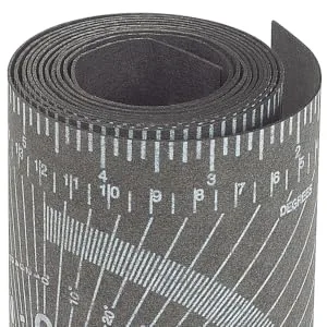 Jackson Safety Pipe Measure Tool  Wrap Around Tape, Flex Angle Measuring and Marking Gauge for 3to 10 Diameter, Large, Black, 14753 - Curv-O-Mark Wrap-A-Round Pipe fitters Inch Scale Gasket Material Cold Resistance Heat Resistant