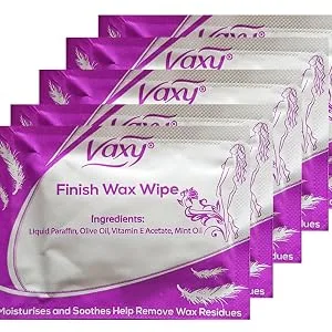 Pre & Post Wax Wipes Soothe and Nourish Skin Before and After Body Waxing. 20 Wipes  - Vaxy