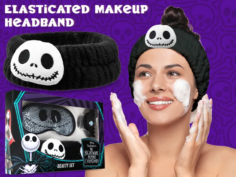 Disney The Nightmare Before Christmas Cooling Eye Mask Beauty Accessories Set (Black) - Disney The Nightmare Before Christmas Cooling Eye Mask