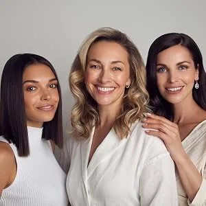CACI Eye Revive Serum - female CACI models smiling together