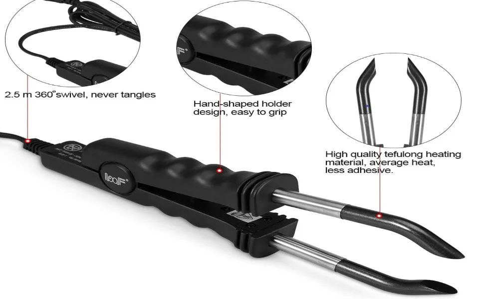 GL HAIR EXTENSIONS HEAT CONNECTOR WAND FOR APPLICATION AND REMOVAL OF PRE-BONDED NAIL/U TIP HAIR - product information 2