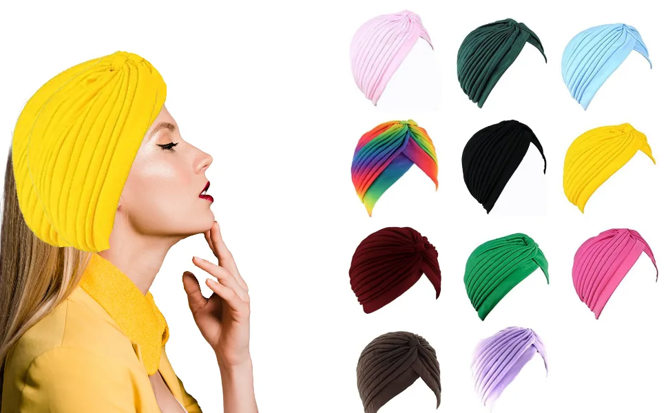 Lizzy Wired Hair Headband | Retro Rockabilly Adjustable Plain & Printed Wire Headbands Hair Accessory Head Wrap Vintage Various Colour & Designs - Turban