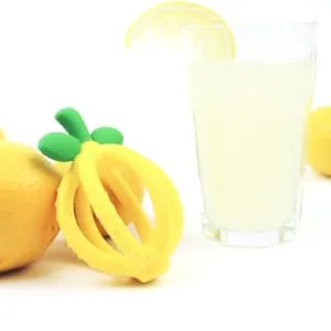 Itzy Ritzy Teething Ball & Training Toothbrush  Silicone, BPA-Free Bitzy Biter Lemon-Shaped Teething Ball Featuring Multiple Textures to Soothe Gums and an Easy-to-Hold Design, Lemon - itzy ritzy, itsy ritzy, its ritzy, teething ball, bitzy biter, teether, teething toy
