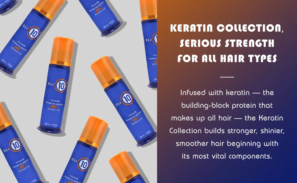 It's a 10 Haircare Miracle Leave-In Potion Plus Keratin, 3.4 fl. oz. 3.4 Fl Oz (Pack of 1) - product information 2