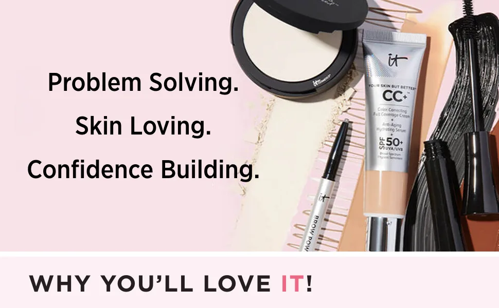 IT Cosmetics Bye Bye Redness, Transforming Porcelain Beige - Neutralizing Color-Correcting Cream - Reduces Redness - Long-Wearing Coverage - With Hydrolyzed Collagen - 0.37 fl oz - BBR Color Correcting Cream