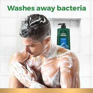 Irish Spring Men's Body Wash with Pump, Moisture Blast, Men's Shower Gel, 30 Oz Pump Moisture Blast 30 Fl Oz (Pack of 1) - irish spring body wash, irish spring, men