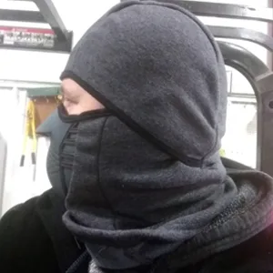 IRELIA Winter Windproof Fleece Ski Mask Balaclava Headwear Motorcycle Thermal Face Mask Bandanas Black - balaclava ski mask