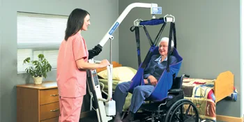 Invacare Standing Sling for Patient Lifts, XL, Polyester, R131 X-Large Standing - divided leg sling