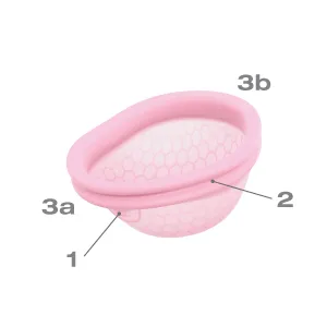 Intimina Ziggy Cup 2 - New Generation Ultra-Thin Flat-Fit Reusable Menstrual Disc (A) - silicone cup