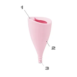 Intimina Lily Cup Size A - Thin Menstrual Cup, Period Cup With Up To 8 Hours Use - feminine hygiene products