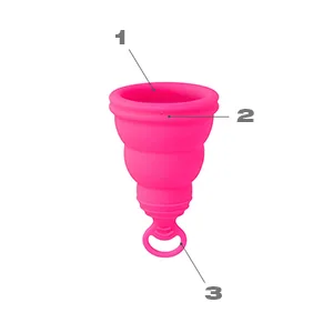 Intimina Lily Cup One  The Collapsible Menstrual Cup for Beginners, Teen Menstrual Cup, First Time User - reusable menstrual cup