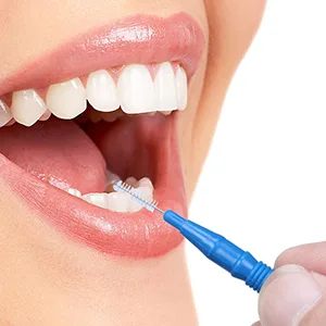 Interdental Slim Brush, Toothpick Tooth Flossing Head Oral Dental Hygiene Brush - 100 Count  - Interdental Slim Brush