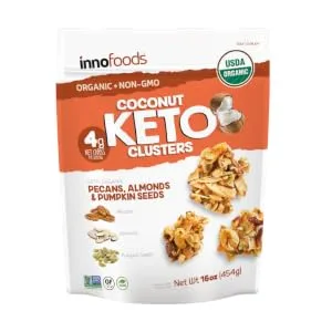 Inno Foods Organic Coconut Keto Cluster (Net Wt 16 Ounce ), - product information 1