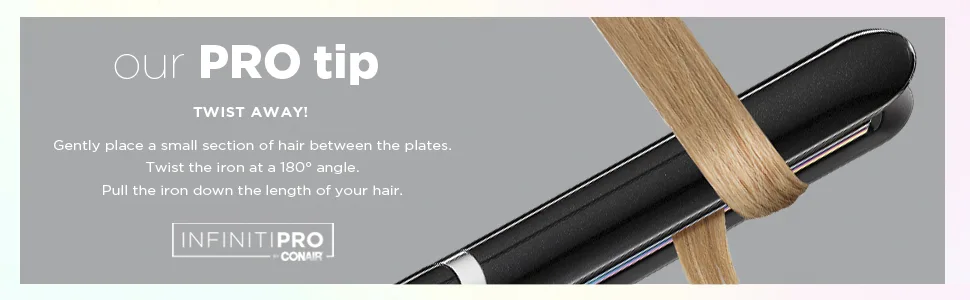 Infiniti Pro by Conair Titanium Flat Iron, Rainbow finish, 1-inch, Ultra High Heat 455 degree Fahrenheit, Less Frizz, More Shiny Hair, Fast and Consistent Heat, Straighten or Curl - babyliss flat iron flat iron for hair chi flat iron