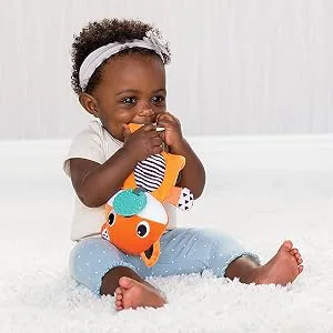 Infantino Cuddly Teether Fox - Christmas gift for Sensory Exploration and Teething Relief Cuddly Fox - product information 1