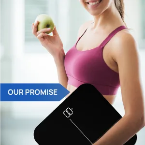 INEVIFIT Premium Bathroom Scale, Highly Accurate Digital Bathroom Body Scale, Precisely Measures Weight up to 400 lbs Black - body weight scale