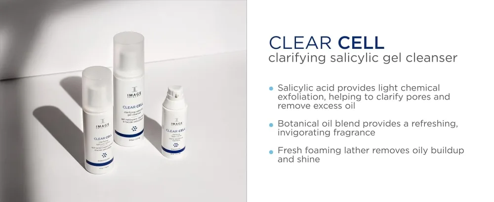 Image Skincare Discovery Size Clear Cell Clairfying Saliciylic Gel Cleanser 6 Fl Oz (Pack of 1) - BENEFITS