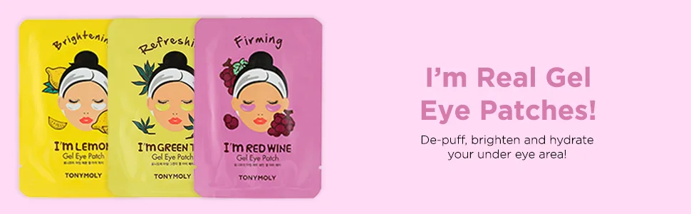 I'm Gel Eye Patch Lemon - eye mask eye patches tonymoly depuffing sheet mask