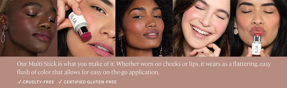 ILIA - Multi-Stick For Lips + Cheeks | Cruelty-Free, Vegan, Clean Beauty (At Last (Dusty Rose)) - ilia