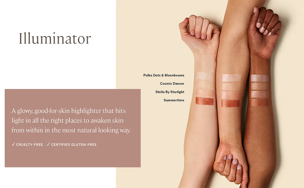 ILIA - Illuminator Highlighter | Cruelty-Free, Vegan, Clean Beauty (Cosmic Dancer (Gold)) - ilia